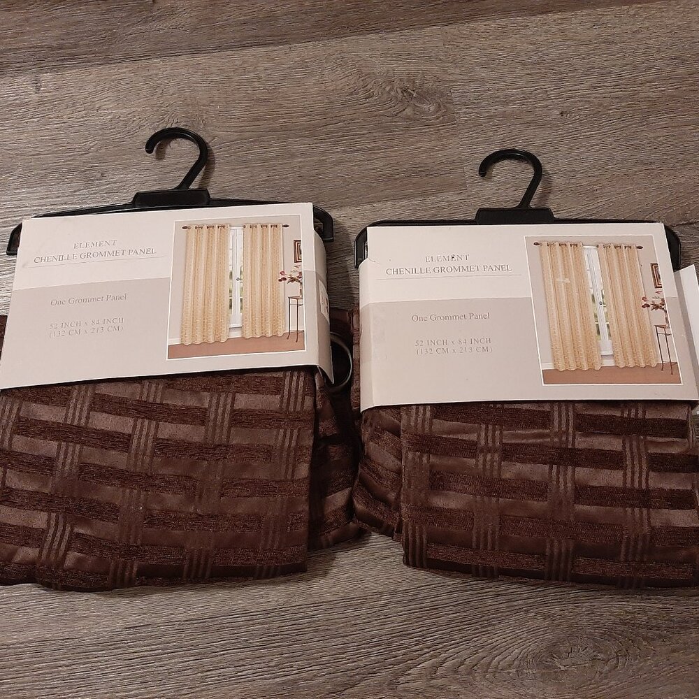 Curtain panels (2) NWT